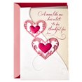 thumbnail image 1 of Tarjeta de San Valentín Hallmark 729VFE1191 Corazones Rosados, 1 of 7