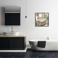 thumbnail image 3 of Stupell Industries Bathroom View with Plants Botanical & Floral Painting Black Framed Art Print Wall Art, 24 x 24, 3 of 9