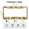 thumbnail image 3 of 2 Pack Spaghetti License Plate Cover Funny Food License Plate Cover License Plate Novelty License Plate Frame Metal 2 Holes Fits All Car, 3 of 6