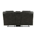 thumbnail image 6 of Lexicon Gainesville 2-Piece Microfiber Manual Reclining Sofa Set in Chocolate, 6 of 14