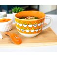 thumbnail image 4 of Taza de sopa Sanrio Gudetama x Nissin Top Ramen 710 ml con cuchara, 4 of 8