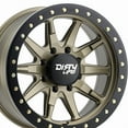 thumbnail image 2 of DIRTY LIFE DT-2-9304 17X9 8X170 -12ET 130.8CB SATIN GOLD W/SIMULATED RING, 2 of 3