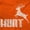 Orange, variant on Hunt Buck Deer Hunting Season Unisex Plus Fleece Graphic Hoodie Brisco Brands 2X