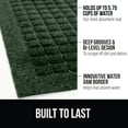 thumbnail image 3 of GORILLA GRIP HydroAbsorb Doormat, Indoor Outdoor Rubber Backed Weather Mat, 35x23, Green, 3 of 10