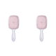 thumbnail image 1 of Peine Con Cojín Aire Dientes Anchos Cepillo para El Masaje Del Cuero Cabelludo (transparente) Rosa, 1 of 8