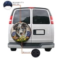 thumbnail image 4 of KAKALAD Cute Puppy Australian Shepherd 02 Spare Tire Cover Universal Car Vehicle Tools For Rv SUV Truck Camper Travel Trailer Accessories Buckle 15” Inch, 4 of 6