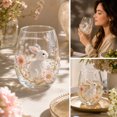 thumbnail image 5 of SLYNSHome Glass Cup with Nature-Inspired Designs Animals Themed, Large Capacity Stemless Tumbler for Everyday Beverages, Elegant Drinkware for Home and Gifting, 5 of 6