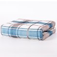 thumbnail image 1 of Manta eléctrica de invierno frío, calentador de temperatura ajustable, almohadilla de calentamiento de rodilla para sala de estar y dormitorio Decoración del hogar Tela escocesa cuadrada azul Bewildely HA072591-01, 1 of 6