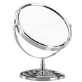 Gong Dual Sided Magnifying Makeup Mirror Swivel Tabletop Standing
