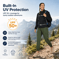 thumbnail image 6 of MASKERT Women's Cargo Pants Lightweight-Quick Dry Hiking Pants Athletic Lounge Casual Travel Army Green（Size XS-XXXL）, 6 of 10