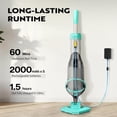 thumbnail image 4 of SPECSTAR Cordless Pool Vacuum with Telescopic Pole, Powerful Suction up to 18.9 GPM, 60 Mins Running Time, Handheld Rechargeable Swimming Pool Cleaner for Pools/Spas/Hot Tubs, 4 of 9