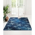 thumbnail image 4 of Tapis d'extérieur lavable Boca bleu 5 pi x7 pi, 4 of 9