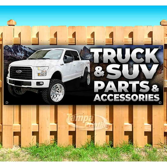 Truck & Suv Parts & Accessories 13 oz Vinyl Banner With Metal Grommets