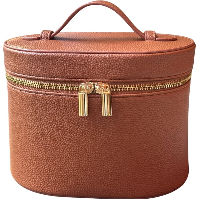 Bolsa de maquillaje Vanity Case JAZD con organizador extraíble para mujer