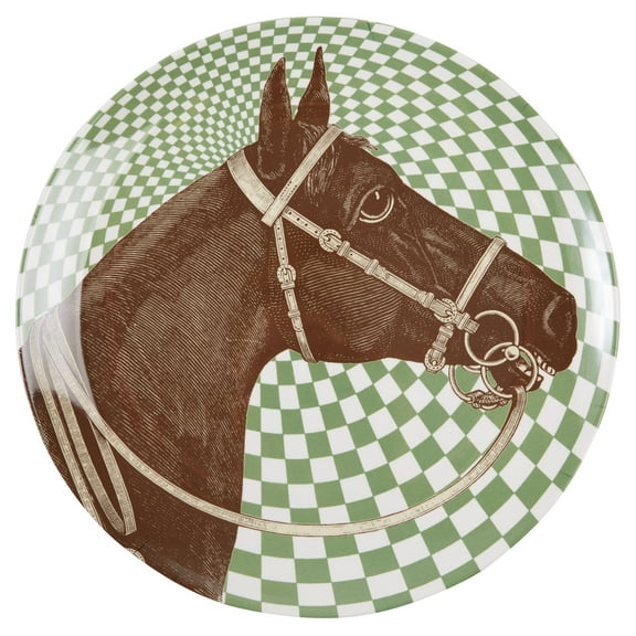 Equus Melamine Large Round Platter