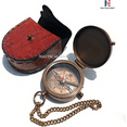 thumbnail image 2 of Not All Who Wander Are Lost Engravable Compass - Pocket Compass - Brass Compass with Leather Case - Pirates Compass - Gift Compass - Camping Compass - Confirmation Gift Idea - Baptism Gifts - Keepsak, 2 of 7