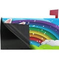 thumbnail image 4 of Happy Easter Bunny and Rainbow Magnetic Magnetic Mailbox Cover Standard Size for Garden Yard Outdoor Decorations-18 x 20.8", 4 of 5
