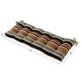 thumbnail image 3 of Greendale Home Fashions Brick Stripe 51 x 18 in. Outdoor Reversible Tufted Bench Cushion, 3 of 9