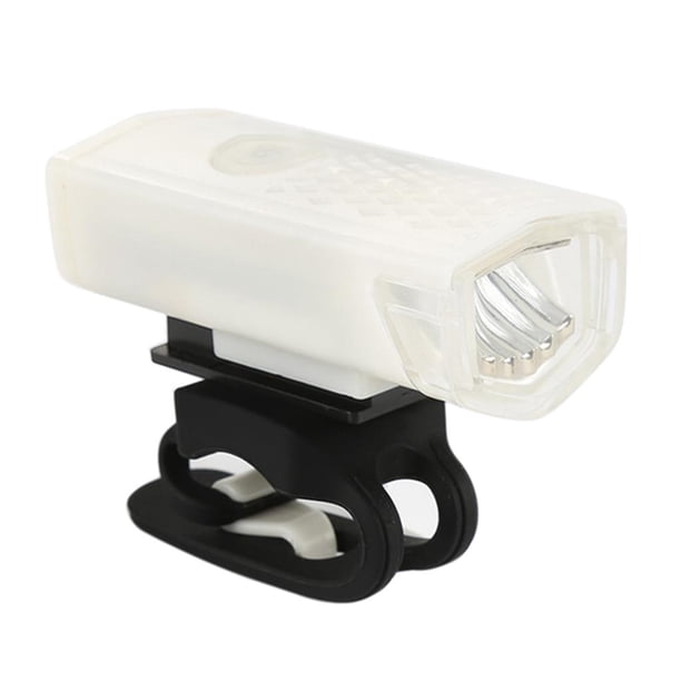 Luz de bicicleta impermeable, lámpara de bicicleta, faro de montaña, LED, advertencia de scooter Blanco