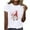 P, variant on Cameland Women T-Shirt Fashion Valentine's Day Printing Short Sleeve Round Neck Casual Tops Kawaii Clothes