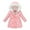 Pink, variant on Wancir Boys' Winter Jacket - Heavyweight Quilted Down Jacket - Insulated Hooded Outerwear Coat for Boys