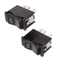 thumbnail image 2 of 1 Pair Window Switch Button 0008203510 Compact Size Lightweight Replacement For MercedesBenz R107 380SL 560SL, 2 of 5