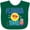 Green, variant on Inktastic Florida Time Summer Vacation Boys or Girls Baby Bib