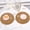 Jaune 160, variante sur Napperons Ronds en Cuir et Tissu, Napperons Double Face, pour Hôtel, Maison, Nourriture Occidentale, Bols