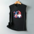 thumbnail image 4 of EGNMCR Débardeurs pour Femmes Mode Féminine Confortable Jour de l'Indépendance Décontracté Col Rond Débardeur Imprimé Haut Blouse, 4 of 4