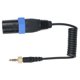 thumbnail image 1 of Cable de salida de micrófono con bloqueo de 3,5 mm a 3,5 mm a XLR macho para receptores inalámbricos, 1 of 8