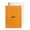 Orange, variant on Staplebound Notebooks graph, black cover, 3 in. x 4 3/4 in., 24 sheets (pack of 10)