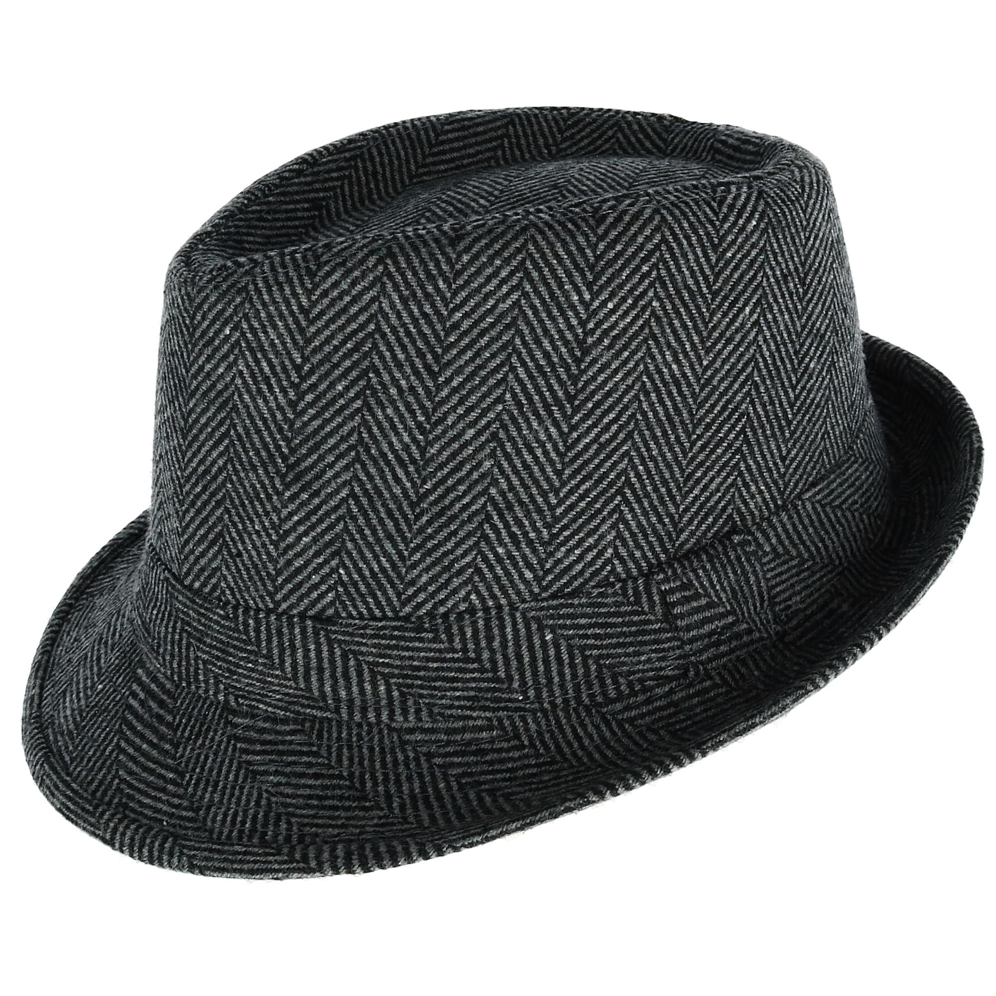 Westend Men's Herringbone Trilby Fedora Hat Walmart Canada