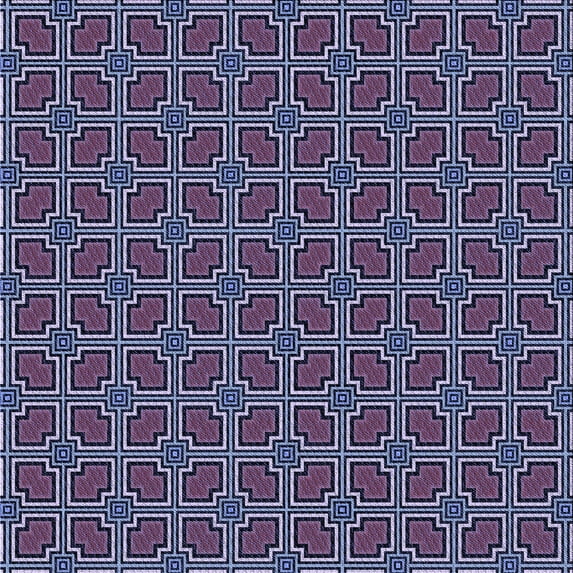 Ahgly Company Indoor Square Patterned Crocus Purple Area Rugs, 7' Square