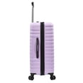 thumbnail image 4 of U.S. Traveler Boren Polycarbonate Hardside Rugged Travel Suitcase Luggage with 8 Spinner Wheels, Aluminum Handle, Lavender, Checked-Medium 26-Inch, 4 of 6