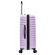 thumbnail image 4 of U.S. Traveler Boren Polycarbonate Hardside Rugged Travel Suitcase Luggage with 8 Spinner Wheels, Aluminum Handle, Lavender, Checked-Medium 26-Inch, 4 of 6