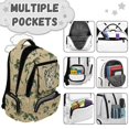 thumbnail image 7 of Pzuqiu Bass Fish Camo Bow Kids Backpack School Backpack for Kids Lightweight Breathable School Bookbags 17 Inch Laptop Daypack for Daily Use Short-Distance Travel Hiking Age 6-18, 7 of 7