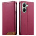thumbnail image 1 of Funda Tipo Cartera de Cuero Sintético para XIAOMI POCO x7Pro Bloqueo RFID, con Ranuras para Tarjetas y Bolsillo para Efectivo, Cierre Magnético Fuerte Rojo, 1 of 4