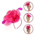 thumbnail image 4 of Fascinator Hat Flower Fascinator Headband Tea Party Hat Prom Banquet Headpiece, 4 of 8