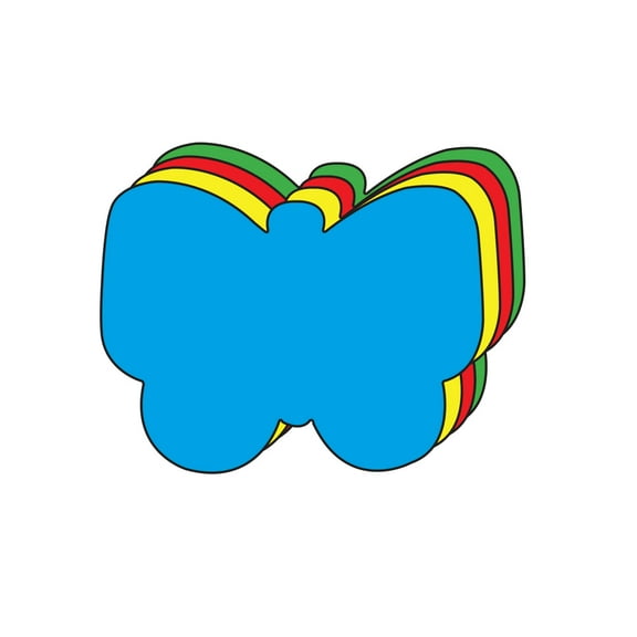 SHAPES ETC. Die-Cut Magnetic - Super Assorted Color Butterfly