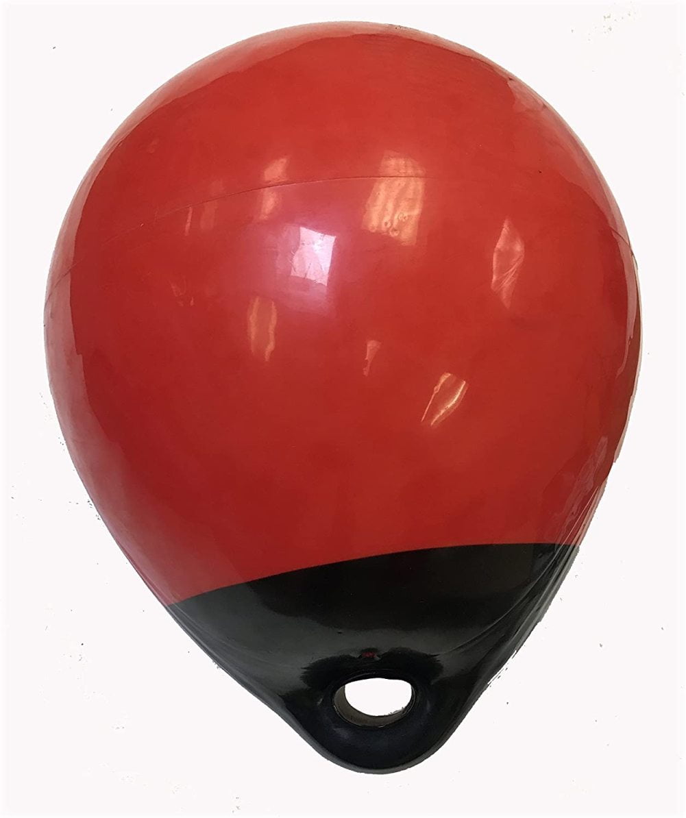 KUFA A38 Red/black 15" Diameter Inflated Size: 15" x 20" Mark Buoy A38 