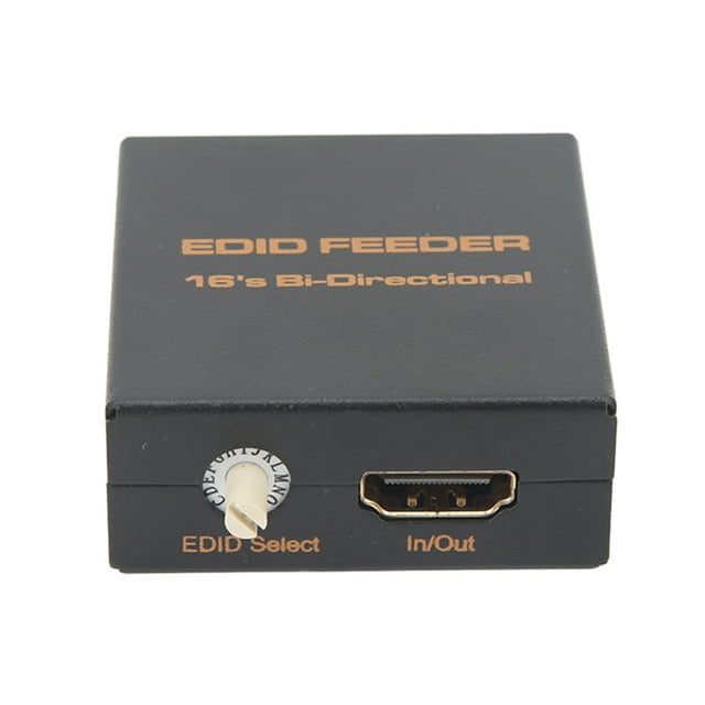 Gestionnaire de Signal EDID, 16 Modes Haute Définition Émulateur de Gestionnaire EDID Support Métallique 4K CEC pour Projecteur