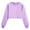 1#Purple136, variant on Byoo Toddler Girls Solid Sweatshirt Long Sleeve Crew Neck Sport Sweatshirt Fall Winter Pullover Tops for Kids
