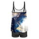 thumbnail image 4 of WILLBEST Traje de Baño para Mujer con Curvas, Tankini Fluido de Dos Piezas para Mujer con Pantalones Cortos, Camisetas Sin Mangas con Cuello En U, Trajes de Baño de 2 Piezas, 4 of 5