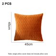thumbnail image 2 of Funda de sofá de 2 piezas, funda de almohada para cabecera, funda de almohada plisada de terciopelo liso, 2 of 5