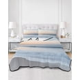 thumbnail image 3 of Summer Beach Twin Size Down Alternative Comforter, Lightweight Comforter Quilt Bedding Set with Pillow Shams Coastal Nautical Seaside Ocean All Seasons Bed Comforter Duvet Insert 68"x86", 3 of 7
