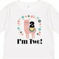 thumbnail image 4 of Inktastic 2nd Birthday Llama for Girl Girls Long Sleeve Toddler T-Shirt, 4 of 5