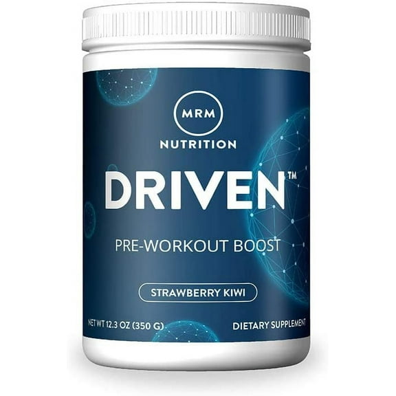 MRM Nutrition - Driven Pre-Workout Boost Powder Strawberry Kiwi - 12.3 oz.