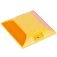 thumbnail image 2 of Road Reflectors,6PCS Double Yellow Plastic Pavement Markers Road Markers Unparalleled Experience, 2 of 14