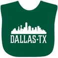 thumbnail image 3 of Inktastic Dallas Texas Skyline Tx Cities Boys or Girls Baby Bib, 3 of 4
