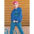 thumbnail image 2 of Groovy 70S Style Ufo Hoodie Women -Image by Shutterstock, Female Small, 2 of 4